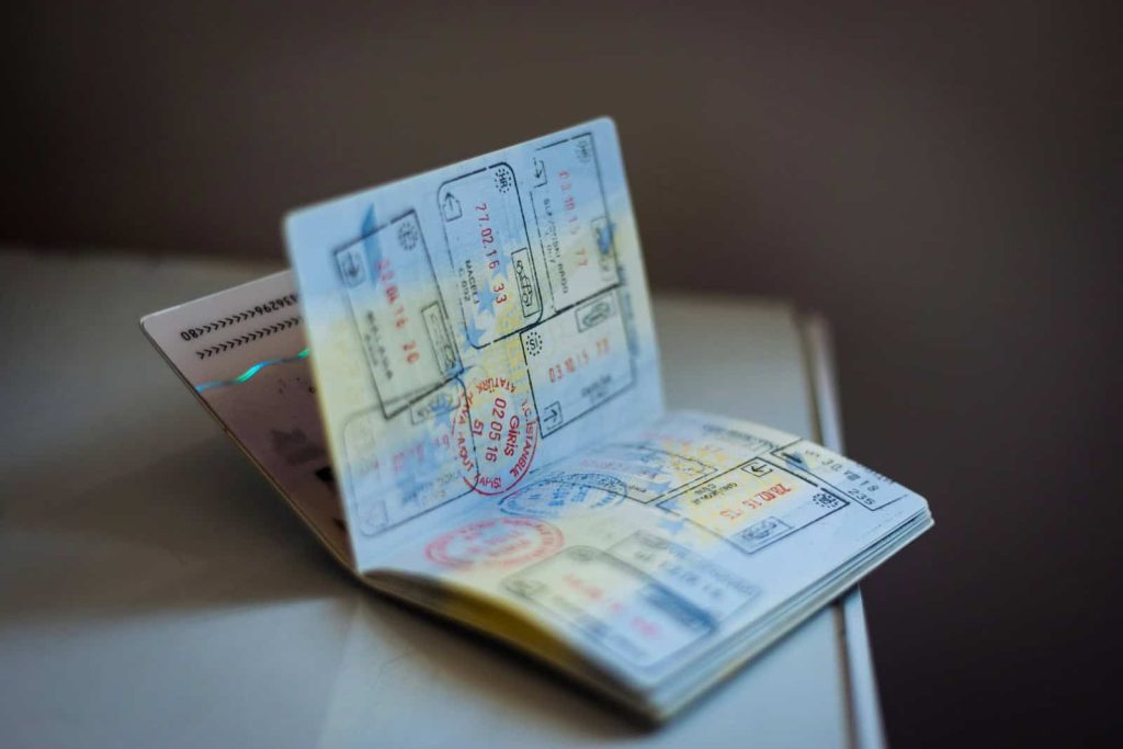 Airport travel hacks- Passport with stamps